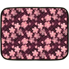 Cherry Blossoms Japanese Fleece Blanket (mini) by HermanTelo