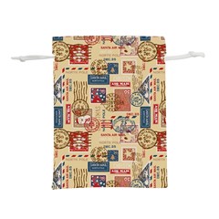 Letters Writing Paper Text Pattern Lightweight Drawstring Pouch (s) by Apenda