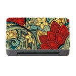 Pattern Shape Colorful Flower Leaves Memory Card Reader with CF Front