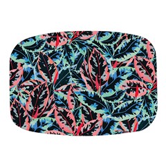 Leaves Pattern Patterns Colorful Mini Square Pill Box by Posterlux
