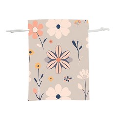  Minimalist Pattern With Simple Lines,flower And Shapes, Creating A Clean And Modern Lightweight Drawstring Pouch (l) by myclothy