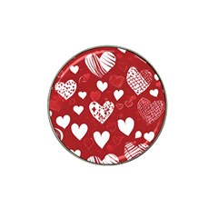 Valentine Hat Clip Ball Marker by pollyparadiseartshop