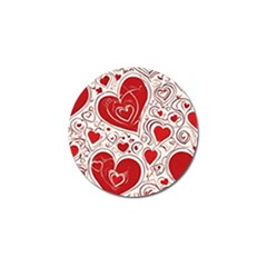 Be My Valentine Golf Ball Marker (10 Pack) by pollyparadiseartshop