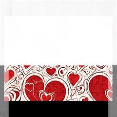 Be My Valentine Rectangular Jigsaw Puzzl by pollyparadiseartshop