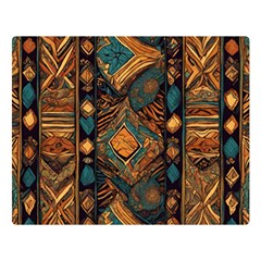 Tribal Chic Premium Plush Fleece Blanket (large) by pollyparadiseartshop