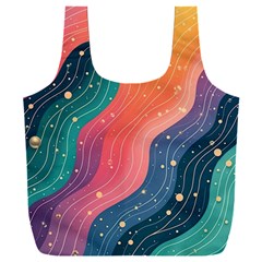 Art Abstract Pattern Full Print Recycle Bag (xxl) by Salmanaz77