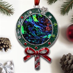 Sci-fi Scenester Metal X mas Lollipop With Crystal Ornament by MRNStudios