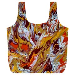 Phoenix Full Print Recycle Bag (xxl) by kaleidomarblingart
