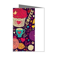 Collage Worx Black Collage Cupcake Eifel Tower Fireworks Paris Mini Greeting Cards (pkg Of 8) by Grandong