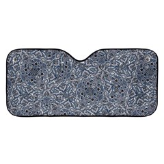 Blue Ornament Complex Mosaic Print Pattern Car Windshield Sunshade by dflcprintsclothing