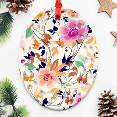 Abstract Floral Background Ornament (oval Filigree) by kyorashop23