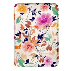 Abstract Floral Background Rectangular Glass Fridge Magnet (4 Pack) by kyorashop23