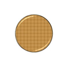 Autumn Fall Plaid Tartan 1 Hat Clip Ball Marker by dressshop