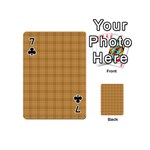 Autumn Fall Plaid Tartan 1 Playing Cards 54 Designs (Mini) Front - Club7