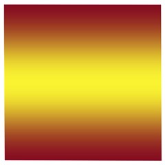 Burgundy Red To Electric Yellow Bilinear Gradient Wooden Puzzle Square by GradientsOmbre