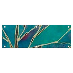 Aqua Batik, Abstract, Colorful Banner And Sign 6  X 2  by kyorashop23