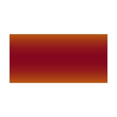 Amber Orange To Burgundy Red Bilinear Gradient Yoga Headband by GradientsOmbre