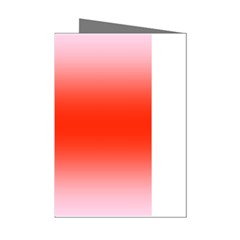 Pink Lace To Scarlet Red Bilinear Gradient Mini Greeting Cards (pkg Of 8) by GradientsOmbre