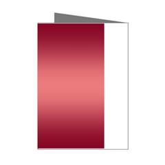 Burgundy Red To Coral Pink Bilinear Gradient Mini Greeting Cards (pkg Of 8) by GradientsOmbre