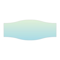 Cream Yellow To Baby Blue Linear Gradient Stretchable Headband by GradientsOmbre