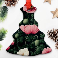 Poppy Flower Plant Petals Bloom Ornament (christmas Tree)  by Grandong