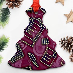 Abstract Art Pattern Design Background Ornament (christmas Tree)  by Grandong