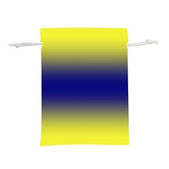 Electric Yellow To Navy Blue Bilinear Gradient Lightweight Drawstring Pouch (s) by GradientsOmbre