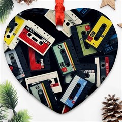 Abstract Case Heart Ornament (two Sides) by kyorashop23
