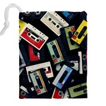 Abstract Case Drawstring Pouch (4XL) Back