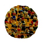 Lego People, Games Standard 15  Premium Round Cushions Back