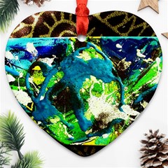 Avocado Ornament (heart) by bestdesignintheworld