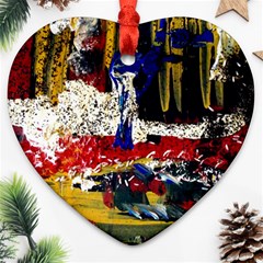 Abstract-1 Heart Ornament (two Sides) by bestdesignintheworld