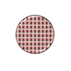 Retro 60s 50s Plaid Pattern 2 Hat Clip Ball Marker (4 Pack) by violetheavensky