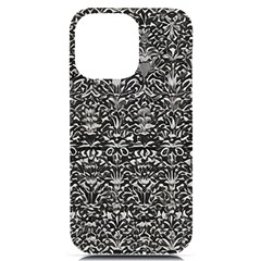 Gothic Leaf Pattern 2 Iphone 14 Pro Max Black Uv Print Pc Hardshell Case by violetheavensky