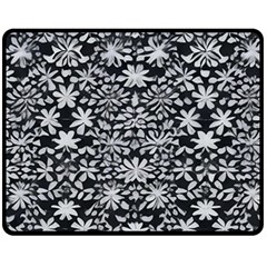 Gothic Leaf Pattern 3 Fleece Blanket (medium) by violetheavensky