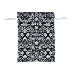 Gothic Leaf Pattern 3 Lightweight Drawstring Pouch (s) by violetheavensky