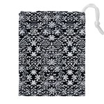 Gothic Leaf Pattern 3 Drawstring Pouch (4XL) Front