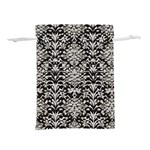 Gothic Leaf Pattern 4 Lightweight Drawstring Pouch (L) Back