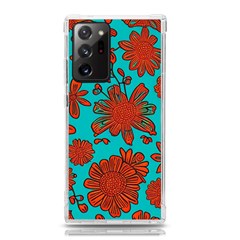 Mid Century Retro Floral 1970s 1960s Pattern 103 Samsung Galaxy Note 20 Ultra Tpu Uv Case by violetheavensky