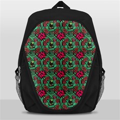 Retro 1880s Flowers Pattern 3 Backpack Bag by violetheavensky