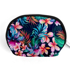 Hawaiian Flowers Hawaii Accessory Pouch (medium) by Cemarart