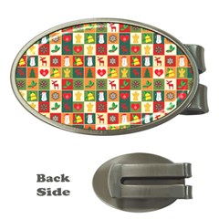 Template Christmas Pattern Money Clips (oval)  by Proyonanggan