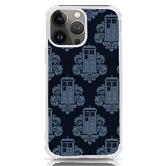 Dr Who Tardis Pattern Iphone 13 Pro Max Tpu Uv Print Case by Tsamara