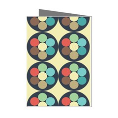 Circles Round Pattern Sphere Ball Mini Greeting Cards (pkg Of 8) by Sabxi