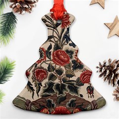 Beautiful Flowers Christmas Tree Ornament (two Sides) by DinkovaArt