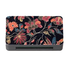 Red Flowers 2 Memory Card Reader With Cf by DinkovaArt