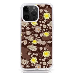 Mid Century Retro Floral 1970s 1960s Pattern 84 Iphone 14 Pro Max Tpu Uv Print Case by violetheavensky