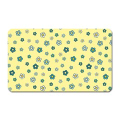 Flowers Bloom Blossom Petals Flora Magnet (rectangular) by Tsamara