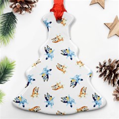 Bluey Pattern Ornament (christmas Tree)  by avitendut