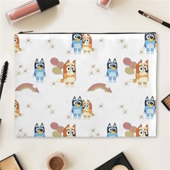 Bluey, Bluey Merch, Bluey Pattern, Bluey Bluey, Bingo, Bluey Design, Bluey Dog Cosmetic Bag (xl) by avitendut